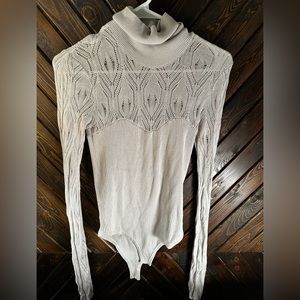 Free People Lace Bodysuit Size medium